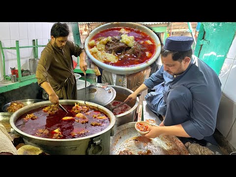 Khan Zamir Siri Paye Recipe - 400 KG HEADS & LEGS MAKING PROCESS | PESHAWAR STREET FOOD PAKISTAN