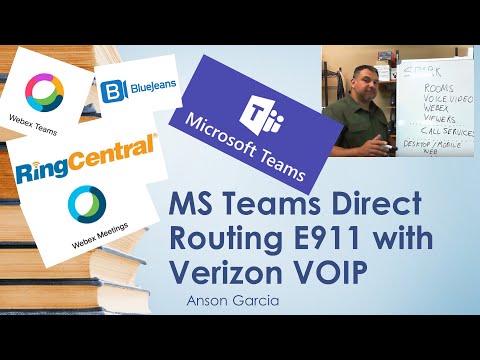 MS Teams Direct Routing E911 with Verizon VOIP