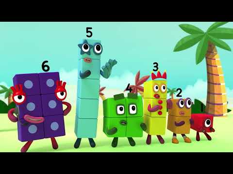 "Stampoline" und künstlerische Mathe! | Mathe für Kinder | @numberblocksdeutschOffizieller