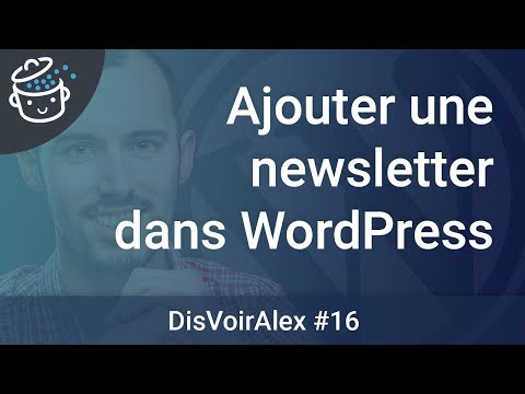 DVA16 - Comment intégrer une newsletter dans WordPress ?