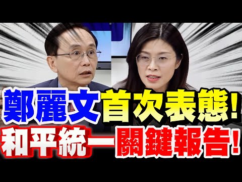【全字幕】鄭麗文首次表態！來自美國高層的和平統一關鍵報告！再談＂中國人＂～一席話！讓吳子嘉不得不服氣了！吳董－鄭麗文專訪@dongsshow#習近平#統一#中美#台美