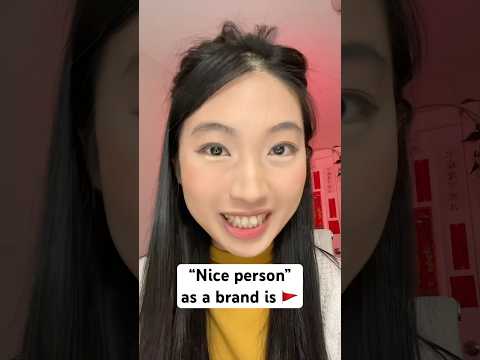 If being nice is the whole brand of a celebrity (or just anyone), it’s a red flag 🚩