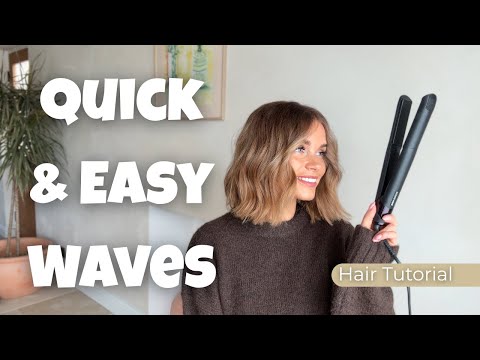 How to Get Quick & Easy Waves | 5 Minute Hair Tutorial ⏱️