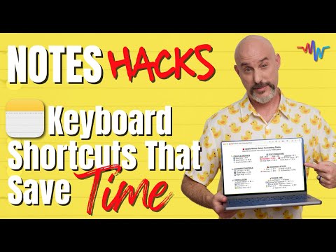 Discover the POWER of Apple Notes Mastering Keyboard Shortcuts