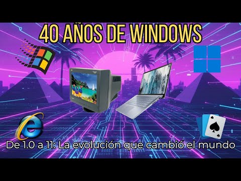 🪟 40 años de Windows: de 1.0 a 11 🚀💻