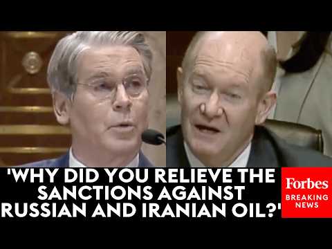 'We Shouldn't Be Funding Putin's War Machine': Coons Doesn't Hold Back In Grilling Of Bessent