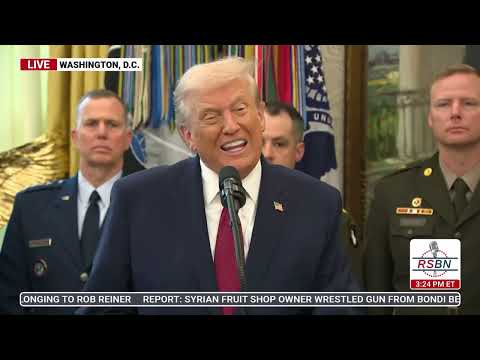 FULL: President Trump Participates in a Mexican Border Defense Medal Presentation - 12/15/25
