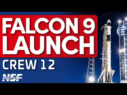 SpaceX Falcon 9 Launches Crew-12 to the ISS