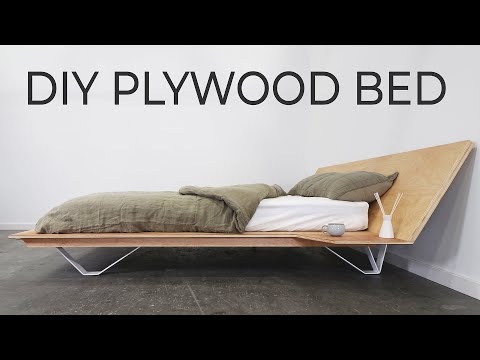 DIY Plywood Bed | Requires just 4 basic power tools!