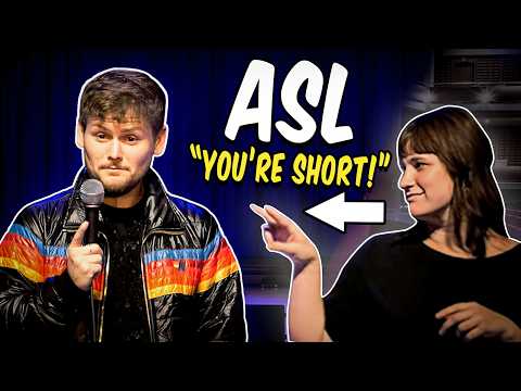 Deaf Interpreter Roasts Short Comedian