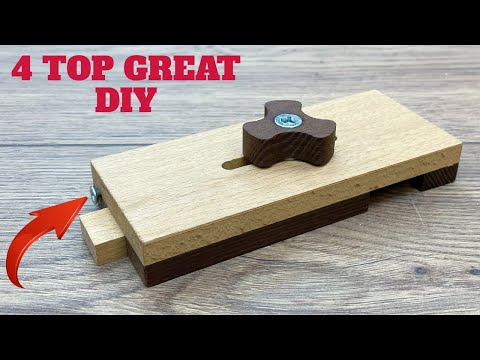 TOP 4 BRILLIANT WOODWORKING IDEAS that save time!I didn't believe it myself!
