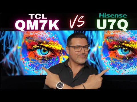 TCL QM7K Hisense U7QG Mid Range TV Battle! 