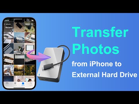 [5 Ways] How to Transfer Photos from iPhone to External Hard Drive 2024 | No iTunes & iCloud
