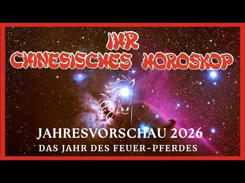 Chinesisches Horoskop 2026 – Jahr des Feuer-Pferdes für alle 12 Tierzeichen