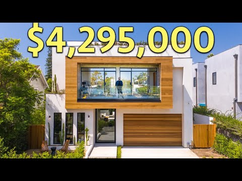 INSIDE a LOS ANGELES MODERN HOME with a SECRET ROOM!