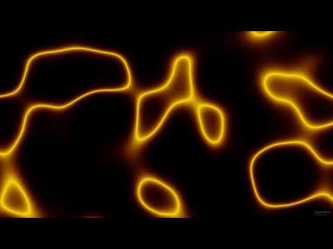 10h Neon Lava Lamp Wallpaper – Vibrant Yellow & Orange Abstract Background