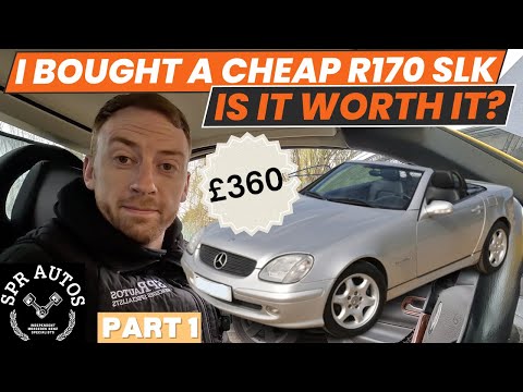 I Bought a cheap Mercedes R170 SLK for £360 IS IT WORTH IT? NO ONE WANTED IT!      PART 1