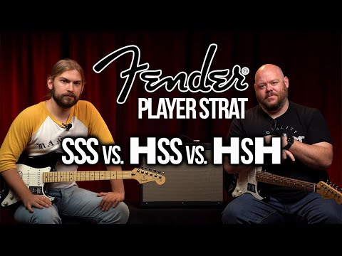Fender Player Stratocaster Comparison | SSS vs. HSS vs. HSH