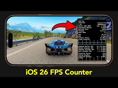 iOS 26 / iPadOS 26 FPS Meter – Enable Metal Performance HUD on iPhone, iPad, Apple TV