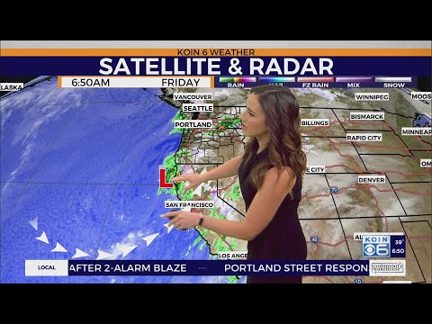 Weather forecast: Scattered showers linger Friday with dry & cold conditions this weekend