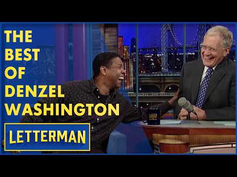 The Best Of Denzel Washington | David Letterman