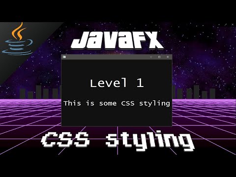 JavaFX CSS styling 🎨
