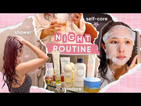 The perfect night routine to end a *stressful* day 💗 | shower, skin & home rituals