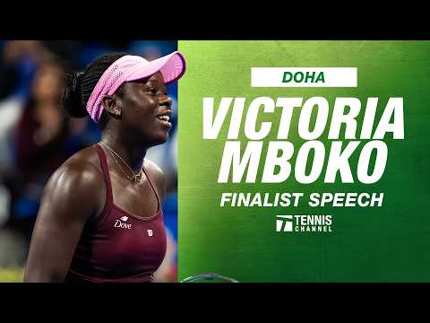 Victoria Mboko Finalist Speech | 2026 Doha