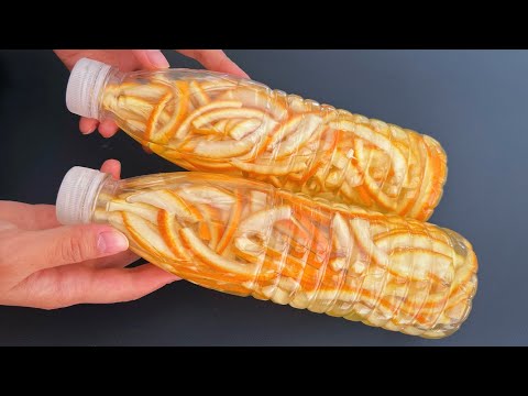 I just learned today that putting orange peel in a plastic bottle turns out to be so powerful
