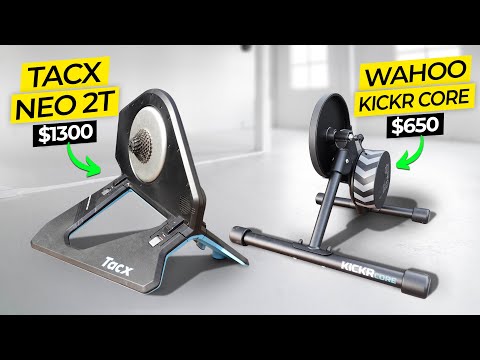 Cheap vs Expensive Smart Turbo Trainer | Wahoo Kickr Core vs Tacx Neo 2T