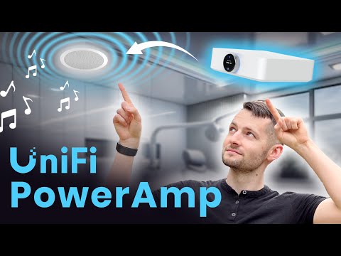 UniFi Speaker Amplifier for Small Business Office Ceiling Speakers