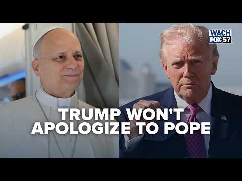 Trump Refuses To Apologize To Pope Leo Amid Iran War Dispute