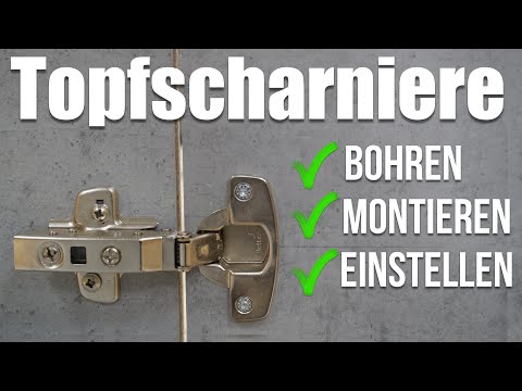 How do I install and drill concealed hinges?