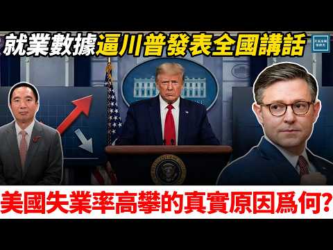 就業數據逼川普發表全國講話，美國失業率高攀的真實原因是什麼？｜天高海闊 20251217｜#川普  #美國新聞  #政治