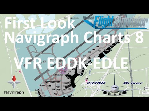 Navigraph VFR Charts First Flight: EDDK-EDLE | Real 737 Pilot