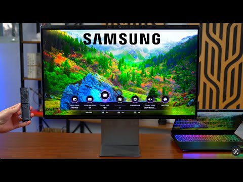 Samsung Smart Monitor M9 Unboxing: 4K OLED Monitor!