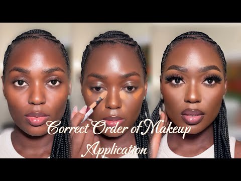 Correct Order Of Makeup Application /Beginner Friendly/ Makeup for Beginners/ STEP By STEP/