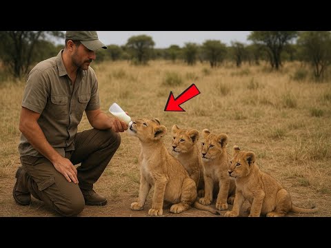 Il a trouvé cinq lionceaux abandonnés, mais ce qui s'est passé après a choqué tout le monde