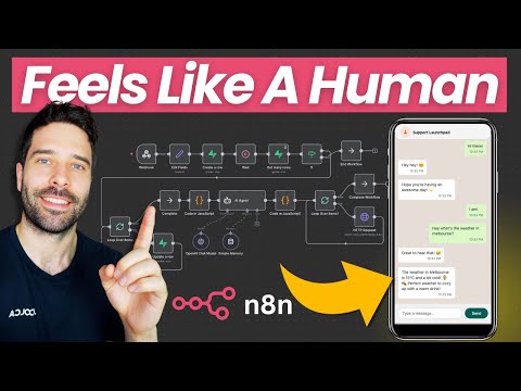 The Most HUMAN-LIKE SMS AI Agent You Can Build (No-Code, n8n)
