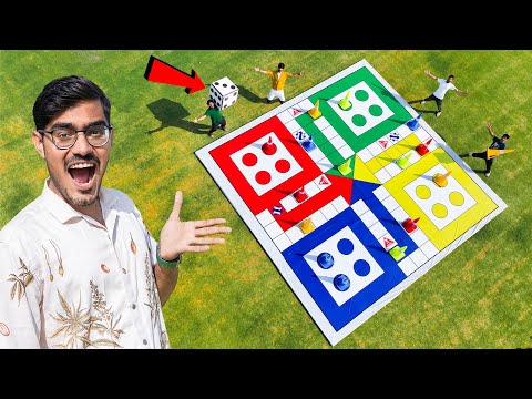 ₹100000 Biggest Ludo Challenge Ever🔥 | हमने बना दिया सबसे बड़ा लूडो | Real Life Ludo