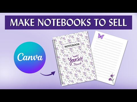 How To Create a Digital Notebook in Canva | 2025 | Perfect For KDP & Etsy