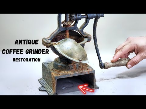 Austro-Hungarian Coffee Grinder Restoration - From Flea Market Find to Kitchen Treasure