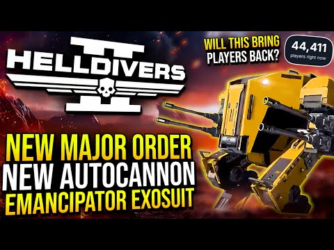 Helldivers 2 - New Autocannon Mech Coming, New Major Orders!
