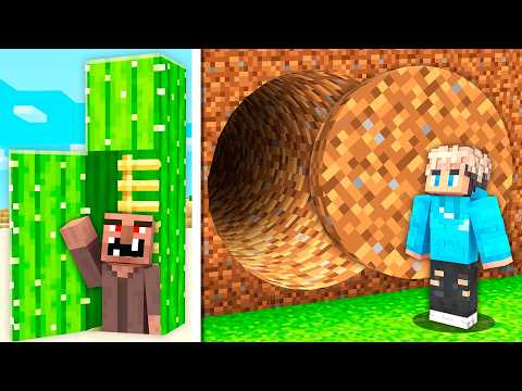 Ich PRANKE meine FREUNDE mit den BESTEN VERSTECKEN in MINECRAFT!