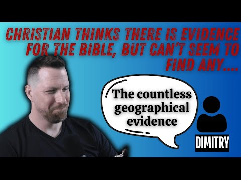 Christian thinks the bible has been proven true.... learns tough lesson.