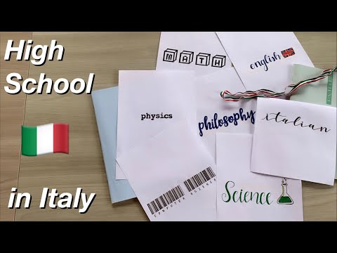 HIGH SCHOOL IN ITALY | how the italian school system works