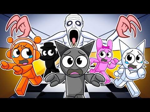 Escape SCP FACILITY in Roblox With MY SPRUNKI FRIENDS...