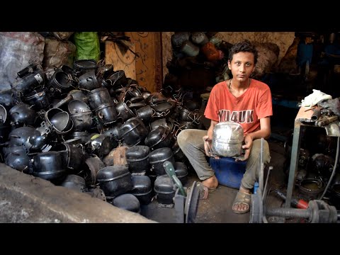 How To Restore Antique Refrigerator Compressor || Reconditioning of An Old German Fridge Compressor