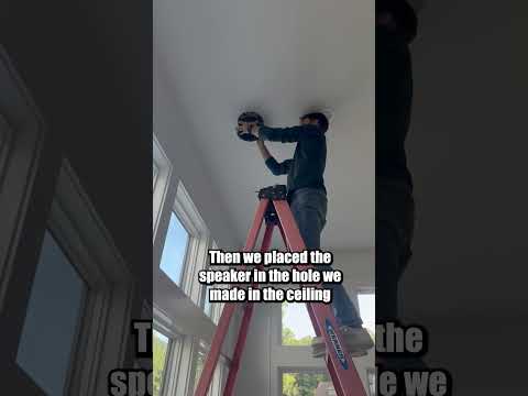 Premium Speaker Install! #audiovisual #ytshorts