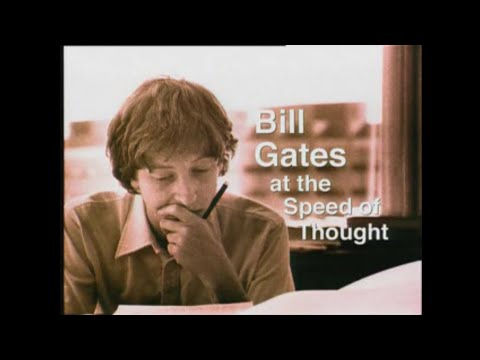 Bill Gates at the Speed of Thought interview (Long version, no music/narration) (1999)